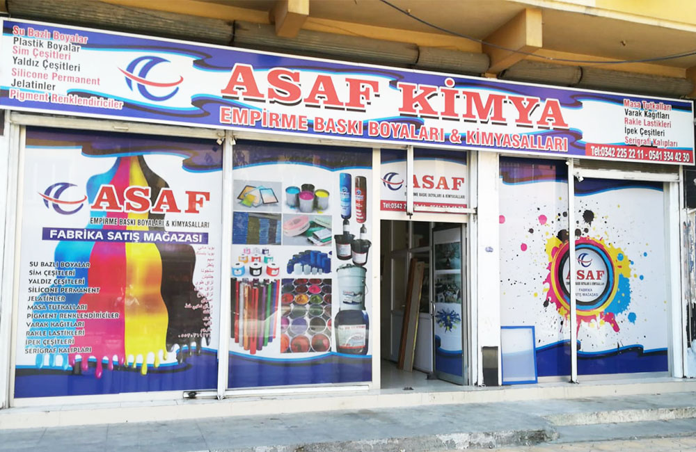 ASAF KİMYA TEKSTİL VE EMPRİME BASKI BOYALARI